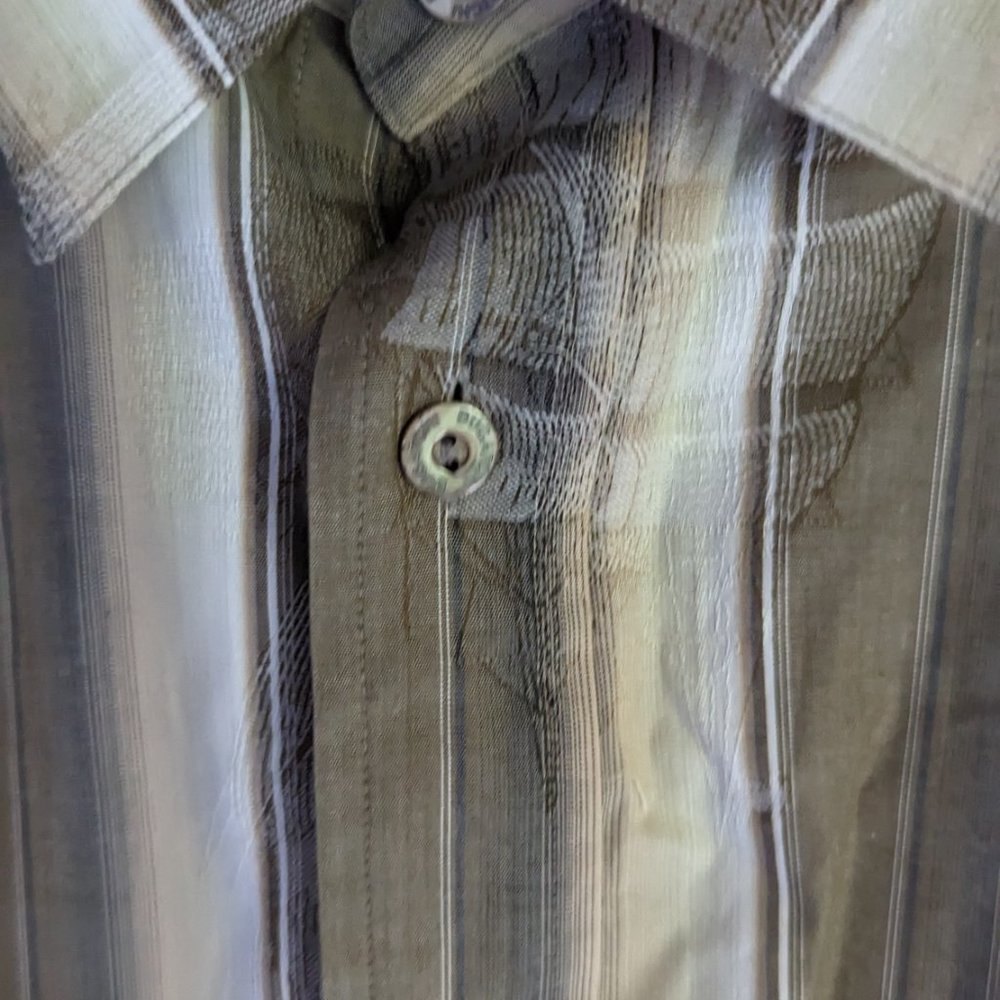 Men's Long Sleeve Lightweight Button Down - Bugatchi - Picture 4 of 6
